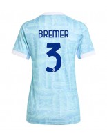 Juventus Gleison Bremer #3 Bortedrakt Dame 2025-26 Korte ermer